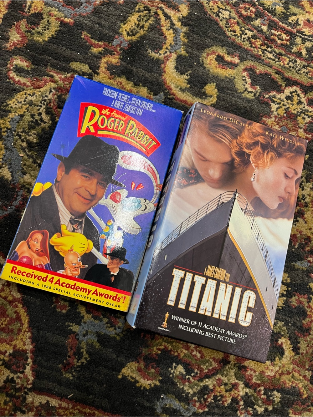 Titanic & Who Framed Roger Rabbit? VHS Box Set - Blue, Black, Tan